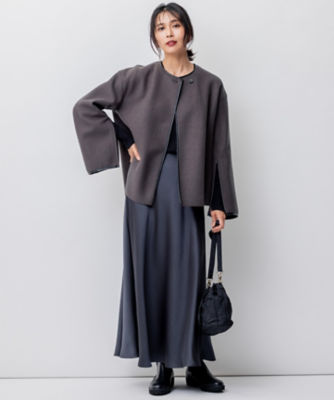 コンプレストパイル ノーカラー アウター（JKWWSW0432