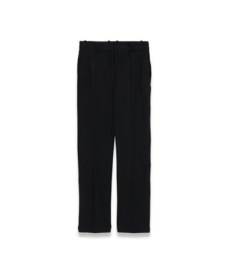 ＜JOSEPH L (Women／大きいサイズ) ＞【ＦＯＵＮＤＡＴＩＯＮＳ】ギャバジンストレッチ　スリムストレートトラウザーズ（ＪＰ００１６１３Ｃ）