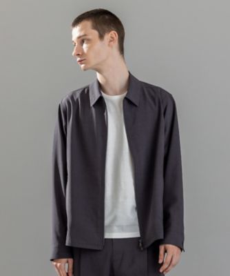新柄【吸湿速乾性／接触冷感／ＵＶカット／洗える】テクノボイルストレッチ　ジップアップブルゾン（ＪＲＪＨＧＡ０１０２）