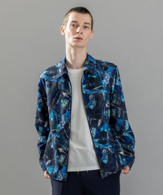 新柄【吸湿速乾性／接触冷感／ＵＶカット／洗える】テクノボイルストレッチ　ジップアップブルゾン（ＪＲＪＨＧＡ０１０２）