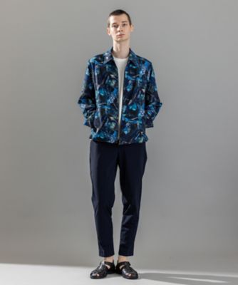 新柄【吸湿速乾性／接触冷感／ＵＶカット／洗える】テクノボイルストレッチ　ジップアップブルゾン（ＪＲＪＨＧＡ０１０２）