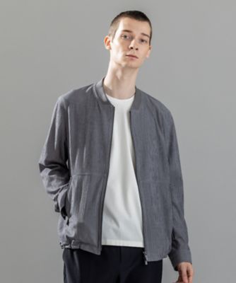 JOSEPH HOMME/ジョゼフ オム ＜新色追加＞新素材【洗える／速乾性／通気性／ストレッチ】トリコサッカーストレッチ　　ジップアップブルゾン（ＪＲＪＨＧＭ０４０１）