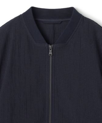 新素材【洗える／速乾性／通気性／ストレッチ】トリコサッカーストレッチ　　ジップアップブルゾン（ＪＲＪＨＧＭ０４０１）