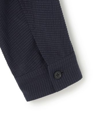 新素材【洗える／速乾性／通気性／ストレッチ】トリコサッカーストレッチ　　ジップアップブルゾン（ＪＲＪＨＧＭ０４０１）