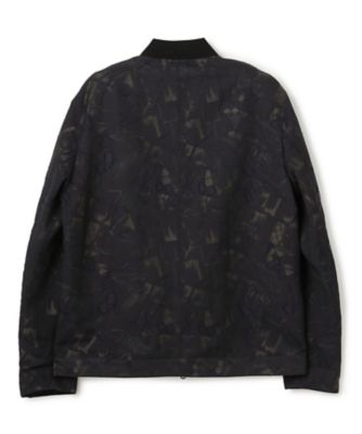 新柄】モロッカンジャカード ジップアップブルゾン