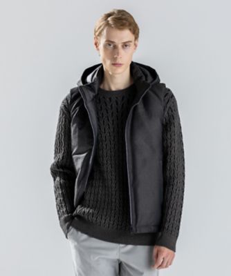 新素材【撥水加工】ライトラスターシャンブレー ダウンベスト