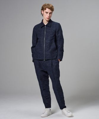 新柄】エスニカルスラブジャカード ジップアップブルゾン