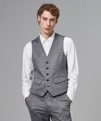 セットアップ対応】スプリングウールジャージー ジレ