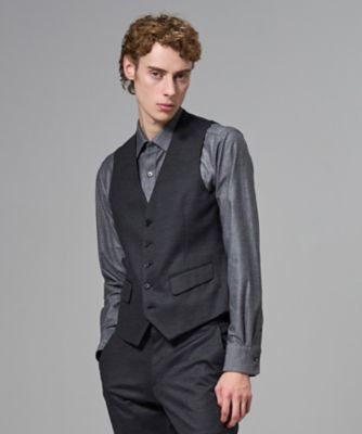 OHGA ジレ　ネイビー クールドッツストレッチ ジレ（JRJHCM0301） | JOSEPH HOMME