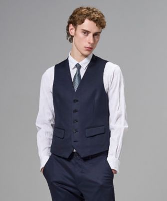 セットアップ対応】スプリングウールジャージー ジレ