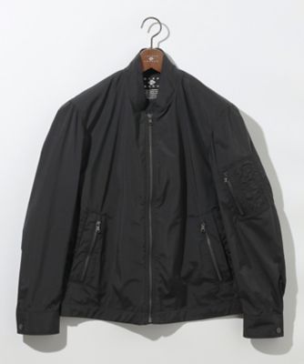 JOSEPH ABBOUD (Men) /ジョセフ アブード【キングサイズ・軽量/ストレッチ/撥水】ライトワッシャーストレッチ ショートブルゾン(JRJKGM0211) 005_クロ コート・ジャケット【三越伊勢丹/公式】