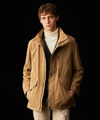 【新品タグ付き】JOSEPH ブルゾンジャケット　コットン×ナイロン　50 セール】 【軽量】ワックスクロス ブルゾン （ブルゾン