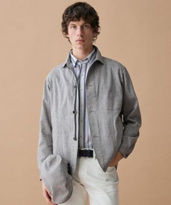 JOSEPH ABBOUD (Men) /ジョセフ アブード 【清涼／ドライタッチ／ストレッチ】スラブストレッチ　ブルゾン（ＪＲＪＬＬＭ０３０１）