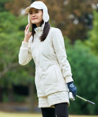 23区GOLF/ニジュウサンクゴルフ 【WOMEN】ミドル丈 中綿ブルゾン(JRVLCW0604)