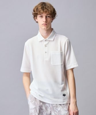 ゆったり】グリットワッフル アウトドアポロ シャツ