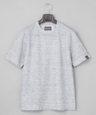 NEW【麻混の清涼感】ノルマンディーリネン ボーダーTシャツ