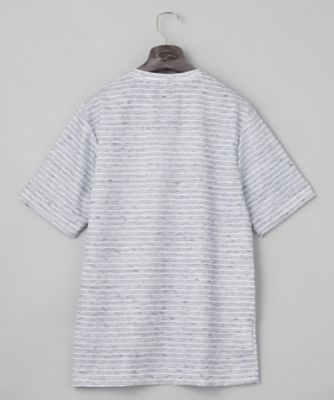NEW【麻混の清涼感】ノルマンディーリネン ボーダーTシャツ NEW【麻混の清涼感】ノルマンディーリネン ボーダーTシャツ