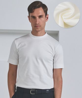 五大陸 (Men)/ゴタイリク クルーネック以上 モックネック未満【ジャケット専用】カバーネックTシャツ(KHGOGA0101)