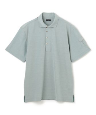 【極美品】SHIPS コットン リネン カノコ ポロシャツ 接触冷感 極美品】SHIPS コットン リネン カノコ ポロシャツ 接触冷感