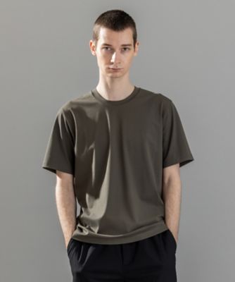 機能素材】ハイゲージベアスムース クルーネックTシャツ