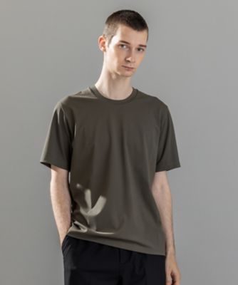 機能素材】ハイゲージベアスムース クルーネックTシャツ