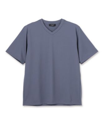 新色追加【機能素材】ハイゲージベアスムース VネックTシャツ