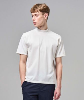 新色追加【機能素材】ハイゲージベアスムース モックネックTシャツ