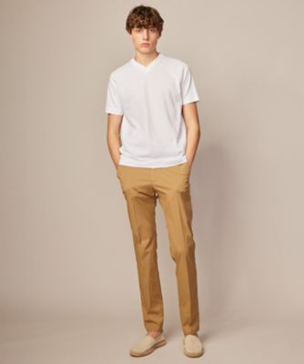 【キングサイズ・オリジナルオーガニックコットン使用】ＪＯＥ　ＣＯＴＴＯＮサッカー　Ｖネック　Ｔシャツ（ＫＨＪＫＣＭ０３０２）