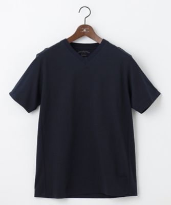 【キングサイズ・オリジナルオーガニックコットン使用】ＪＯＥ　ＣＯＴＴＯＮサッカー　Ｖネック　Ｔシャツ（ＫＨＪＫＣＭ０３０２）