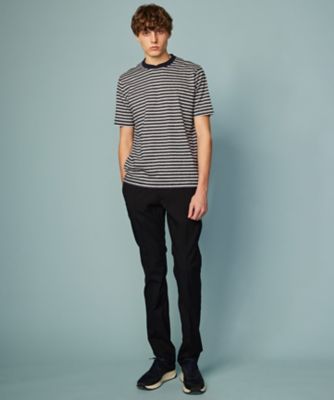 【キングサイズ・リネン素材/清涼感/吸水速乾】リネン天竺ボーダー Ｔシャツ trim_ofcrs_item711207f8bc0c11e