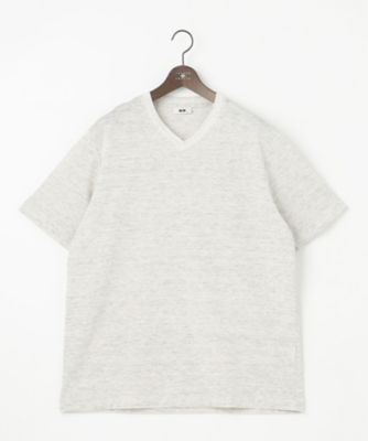 ＜JOSEPH ABBOUD (Men) ＞【キングサイズ・吸水速乾】リネンハニカムＴシャツ（ＫＨＪＫＳＭ０４２２）