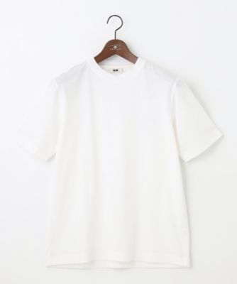 【吸水速乾】リーフ柄ジャガード　クルーネック　Ｔシャツ（ＫＨＪＬＣＭ０３０７）