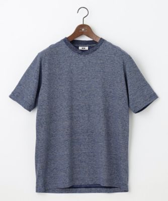 【リネン素材／清涼感／吸水速乾】リネン天竺ボーダー　Ｔシャツ（ＫＨＪＬＣＭ０４０６）