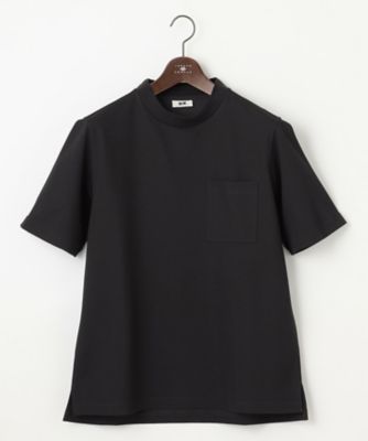 【衣服内温度調節機能／接触冷感／ＪＡＰＡＮファブリック】コンフォーマーミラノリブ　モックネック　Ｔシャツ（ＫＨＪＬＧＡ０００１）