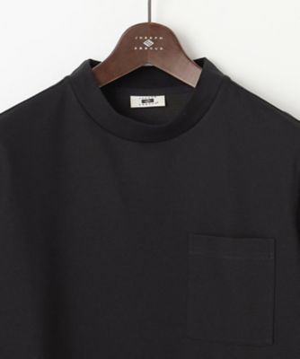 【衣服内温度調節機能／接触冷感／ＪＡＰＡＮファブリック】コンフォーマーミラノリブ　モックネック　Ｔシャツ（ＫＨＪＬＧＡ０００１）