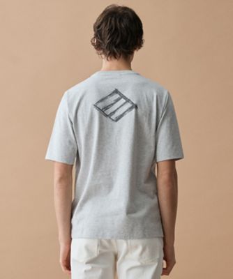 滑らかな肌触り】ダイヤロゴバックプリント Tシャツ