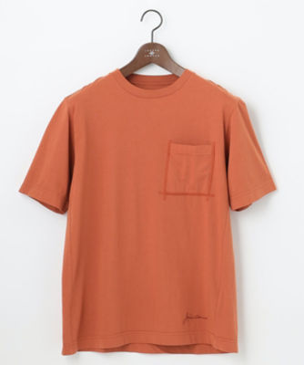 ＜三越伊勢丹/公式＞ JOSEPH ABBOUD (Men) /ジョセフ アブード カラーTシャツ オレンジ トップス【三越伊勢丹/公式】