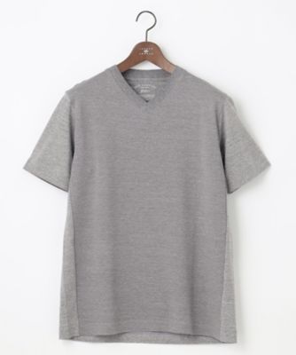 【オーガニックコットン使用】ＪＯＥ　ＣＯＴＴＯＮサッカーＶネック　Ｔシャツ（ＫＨＪＬＳＳ０３０２）