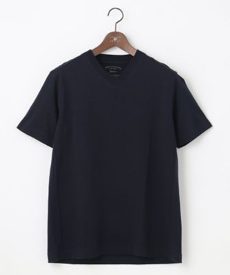 【オーガニックコットン使用】ＪＯＥ　ＣＯＴＴＯＮサッカーＶネック　Ｔシャツ（ＫＨＪＬＳＳ０３０２）