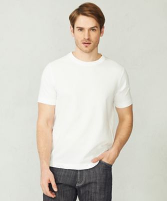 JOSEPH ABBOUD (Men) /ジョセフ アブード 【オーガニックコットン使用】JOE COTTONサッカークルーネックTシャツ(KHJLSS0303)