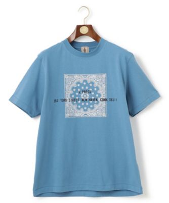 ペイズリーバンダナプリントＴシャツ（ＫＨＯＶＣＷ０６１０）