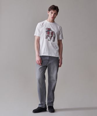 新色登場！【毎シーズン大好評】【ＵＮＩＳＥＸ】ファブリックワッペン　バックブルＴシャツ（ＫＨＯＶＧＡ０５０６）