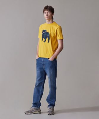 新色登場！【毎シーズン大好評】【ＵＮＩＳＥＸ】ファブリックワッペン　バックブルＴシャツ（ＫＨＯＶＧＡ０５０６）