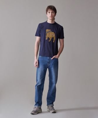 新色登場！【毎シーズン大好評】【ＵＮＩＳＥＸ】ファブリックワッペン　バックブルＴシャツ（ＫＨＯＶＧＡ０５０６）