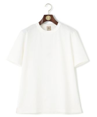 【ＵＶカット　／　接触冷感　／　吸水速乾　／　ビジネス対応】【Ｊ．ＰＲＥＳＳ　ＰＲＥＭＩＵＭ　ＪＥＲＳＥＹ】ポンチクルーネック　Ｔシャツ（Ｋ