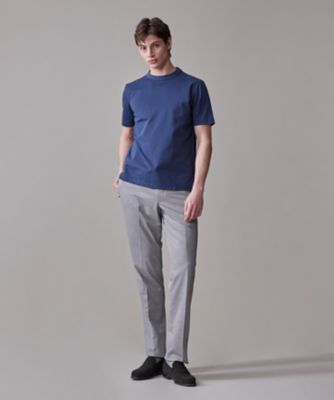 【ＵＶカット　／　接触冷感　／　吸水速乾　／　ビジネス対応】【Ｊ．ＰＲＥＳＳ　ＰＲＥＭＩＵＭ　ＪＥＲＳＥＹ】ポンチクルーネック　Ｔシャツ（Ｋ