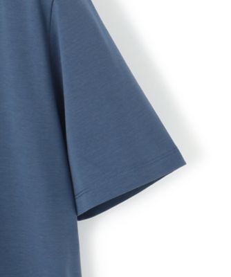【ＵＶカット　／　接触冷感　／　吸水速乾　／　ビジネス対応】【Ｊ．ＰＲＥＳＳ　ＰＲＥＭＩＵＭ　ＪＥＲＳＥＹ】ポンチクルーネック　Ｔシャツ（Ｋ