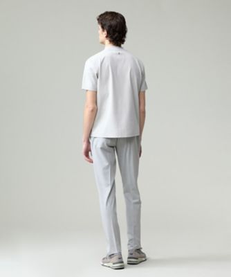 【ＵＶカット　／　接触冷感　／　吸水速乾　／　ビジネス対応】【Ｊ．ＰＲＥＳＳ　ＰＲＥＭＩＵＭ　ＪＥＲＳＥＹ】ポンチモックネック　Ｔシャツ（Ｋ