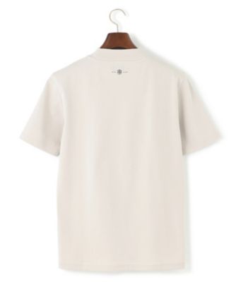 【ＵＶカット　／　接触冷感　／　吸水速乾　／　ビジネス対応】【Ｊ．ＰＲＥＳＳ　ＰＲＥＭＩＵＭ　ＪＥＲＳＥＹ】ポンチモックネック　Ｔシャツ（Ｋ