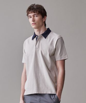 ＜J.PRESS (Men)＞バイカラーラガー　ポロシャツ（ＫＨＯＶＧＭ０５２１）